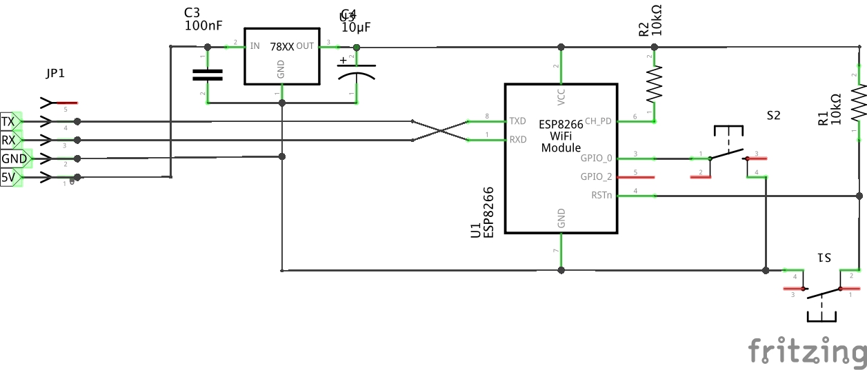 Esp 01 Schematic